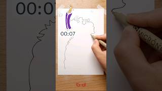 Lets draw the outline of Kinger in 47 seconds [upl. by Aed]