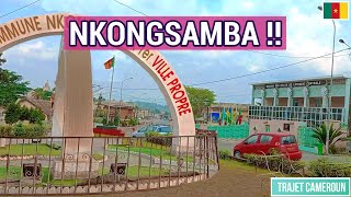 Visitons NKONGSAMBA Premier  Trajet Cameroun [upl. by Nauqyt]