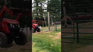 TYM Tractor DIY Fence Stretcher shorts diy tractor tymtractors [upl. by Ateiram]