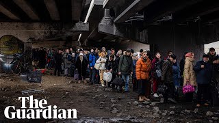 Ukraine people flee as humanitarian corridor opened to escape Russian onslaught [upl. by Holna]