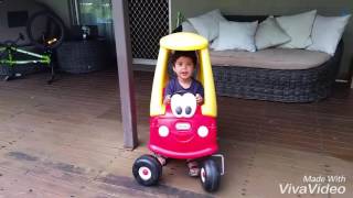 Cozy coupe Driving [upl. by Leahcim]