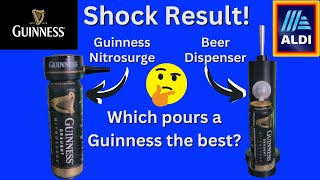 Aldi  Beer Dispenser  Guinness Nitrosurge  Face Off [upl. by Odrarebe]