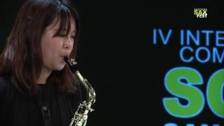 YUMEKO MIURA  2nd ROUND  IV ANDORRA INTERNATIONAL SAXOPHONE COMPETITION 2017 [upl. by Ettenej]