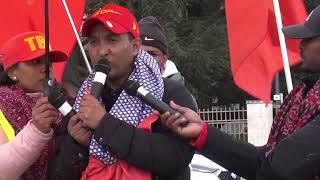 TMH Stalin Gebreselassie Teklu Tegaru Europe GenevaSwitzerland ProtestUN headquarters ተጋሩ ኣውሮፓን [upl. by Rosalind]