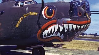 Color World War II B24 Nose Art  Eighth Air Force [upl. by Timi]