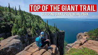 GUIDE to HIKING the TOP OF THE GIANT TRAIL  Sleeping Giant Provincial Park  Ontario [upl. by Goddord140]