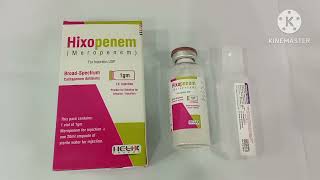 Hixopenem 500mg Injection Uses Hixopenem 1g Injection Uses Meropenem Injection Uses Hixopenem Inj [upl. by Burkhart605]