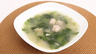 Homemade Escarole Soup Recipe  Laura Vitale  Laura in the Kitchen Episode 710 [upl. by Ytirehc101]