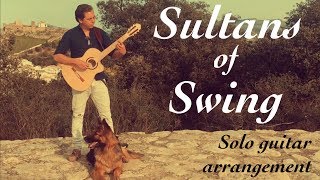 Sultans Of Swing Dire Straits Acoustic  Classical Fingerstyle guitar  Thomas Zwijsen [upl. by Neumark643]