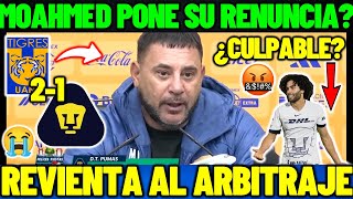 ✅🤬 ¡EXPLOTA  CONFERENCIA DE PRENSA MOHAMED ¡ARBITRAJE ACUCHILLA A PUMAS ¿CULPA AL CHINO HUERTA [upl. by Aynatan]