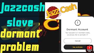 How to slove dormant account jazzcash dormant account problem jazzcash account [upl. by Gilmer785]