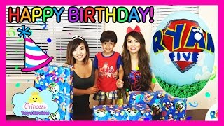 BIRTHDAY PARTY DIY Paw Patrol Cake with SURPRISE Inside Cake Smash Vlog with Ryan amp Princess T [upl. by Marris]