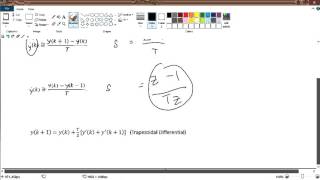 l6v1 Exercise 4 Q3 Z transform euler forward backward and tustin trapezoidal [upl. by Sihun]