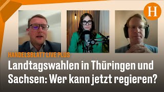 Aufwind für AfD und BSW Die wichtigsten Lehren aus dem Wahlergebnis in Thüringen und Sachsen [upl. by Lib812]