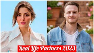 Hande Ercel Vs Kerem Bursin Married Real Life Partners 2023 [upl. by Kerrill342]