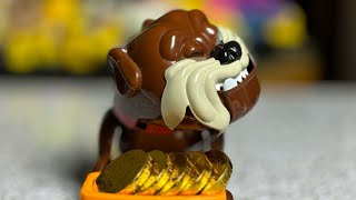 Mad Dog beware dont take his favourite Gold Chocolate Coins🤣😂scary dog funnytoy asmr toys [upl. by Zenda]