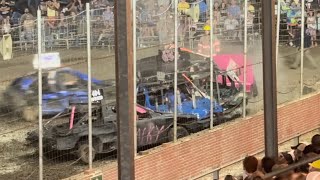 72024 Christian County Fair Demo Derby Modified Compacts [upl. by Fatima222]