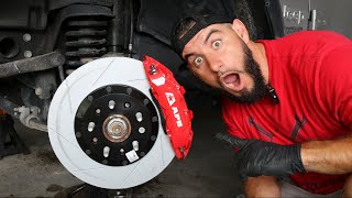 How to install a JEEP JL BIG BRAKE KIT  APB BRAKES [upl. by Sremlahc]