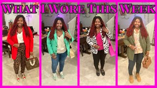 SHEIN PLUS SIZE WORK OUTFITS SIZE 2X 1416 What I Wore To Work This Week Episode 12 TheCompletedLook [upl. by Gaeta]