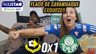 React reações Palmeiras x São Bernardo Melhores momentos futebol palmeiras casal humor [upl. by Amata]