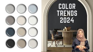 COLORS OF THE YEAR 2024  INTERIOR DESIGN [upl. by Paolo]