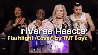 rIVerse Reacts Flashlight by TNT Boys  Live Cover Reaction [upl. by Bora]