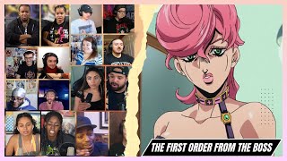 quotThe BOSS DAUGHTERquotJojo Bizarre Adventure Golden Wind Episode 09 REACTION MASHUP [upl. by Ciprian]