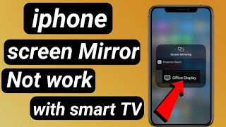 How to fix Screen Mirroring Not working iphone To Smart TV [upl. by Aleak]