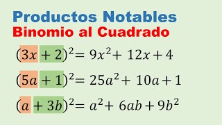 Binomio al cuadrado ejercicios resueltos con procedimiento paso a paso [upl. by Hungarian]