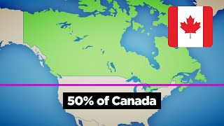 Why 50 of Canadians Live South of This Line [upl. by Belmonte]