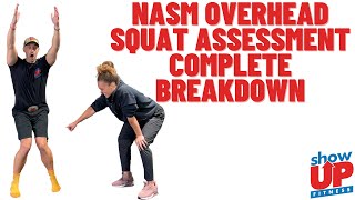 NASM Overhead Squat Assessment Complete Breakdown Show Up Fitness Where Great Trainers Are Made [upl. by Ackley944]