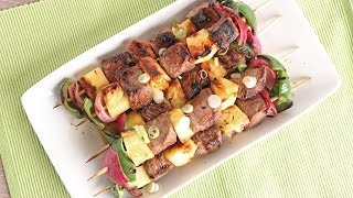 Teriyaki Beef Skewers Recipe  Episode 1075 [upl. by Elstan]