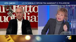 Scandalo spioni Travaglio quotPd mandante del complotto contro la destra Non è il mandante [upl. by Nigel]