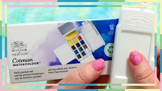 Winsor amp Newton Cotman Field Travel Set amp Replacement Water Bottle Amazon Unboxing amazonunboxing [upl. by Calia]