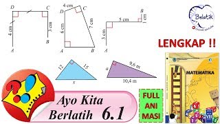 LENGKAP  Ayo Kita Berlatih 61 Kelas 8 SMPMTs No 12345678910 Phytagoras Matematika Paket hal 12 [upl. by Hungarian]