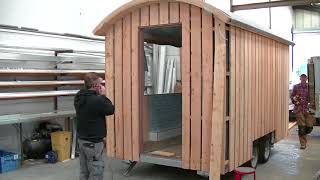 Towable Shepherd Hut build Time Lapse [upl. by Clava]