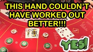 ULTIMATE TEXAS HOLD EM in LAS VEGAS THIS HAND COULDNT HAVE BEEN BETTER [upl. by Nnaael]