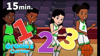 Numbers and Counting Compilation  Gracie’s Corner  Kids Songs  Nursery Rhymes [upl. by Merras]