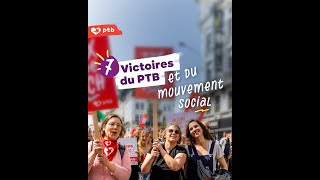 7 victoires du PTB et du mouvement social [upl. by Dorisa]