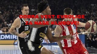 Partizan i Zvezdan dobra vest Francuzi ne žele u Evroligu zeljko obradovic [upl. by Armalla]