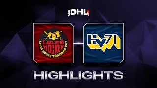 Luleå HockeyMSSK vs HV71  Game Highlights [upl. by Khan]