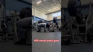 405 bench press [upl. by Ecnarepmet]