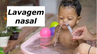 Como fazer a lavagem nasal [upl. by Meunier]