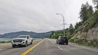 GoPro  Highway Drive  Peachland to Penticton Okanagan British Columbia Canada  4K  June 2024 [upl. by Drucill]