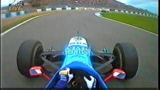 F1 Europe 1997 FP4 Alesi crashes DF1 [upl. by Marks425]