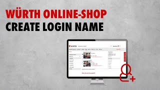 Würth Industrie Service online shop – Create Login Name [upl. by Ardnuek918]