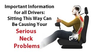 IMPORTANT Sitting this Way While Driving Will Cause Serious Neck Problems  Dr Mandell [upl. by Ro406]