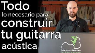 Kit completo para construir una guitarra acústica  Unboxing [upl. by Ark]