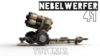 WW2 Lego Nebelwerfer 41 building tutorialInstructions [upl. by Trebleda]