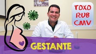 GESTANTE  TOXOPLASMA RUBÉOLA E CITOMEGALOVÍRUS CMV abriu o exame [upl. by Imar]